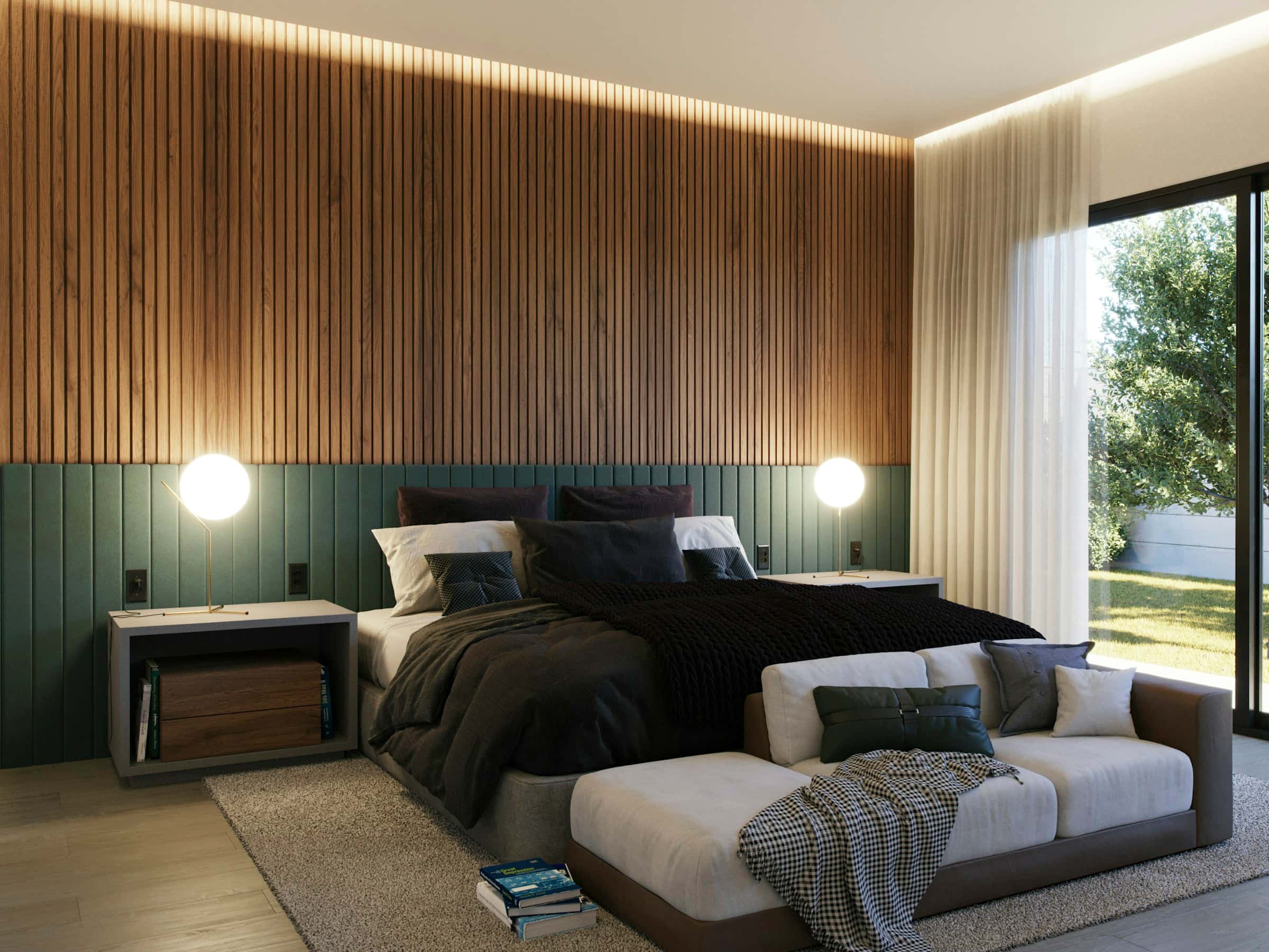Air-conditioned bedroom at Sindhrot River View Estate, Sindhrot