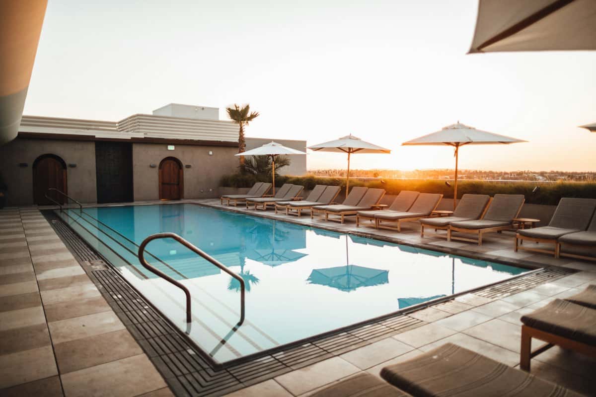 Olpad Coastal Breeze Villa & Lawn in Olpad, Surat — private 15x25 swimming pool and deck